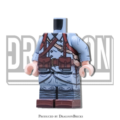 French 1916 - Infantryman with backpack (Body)