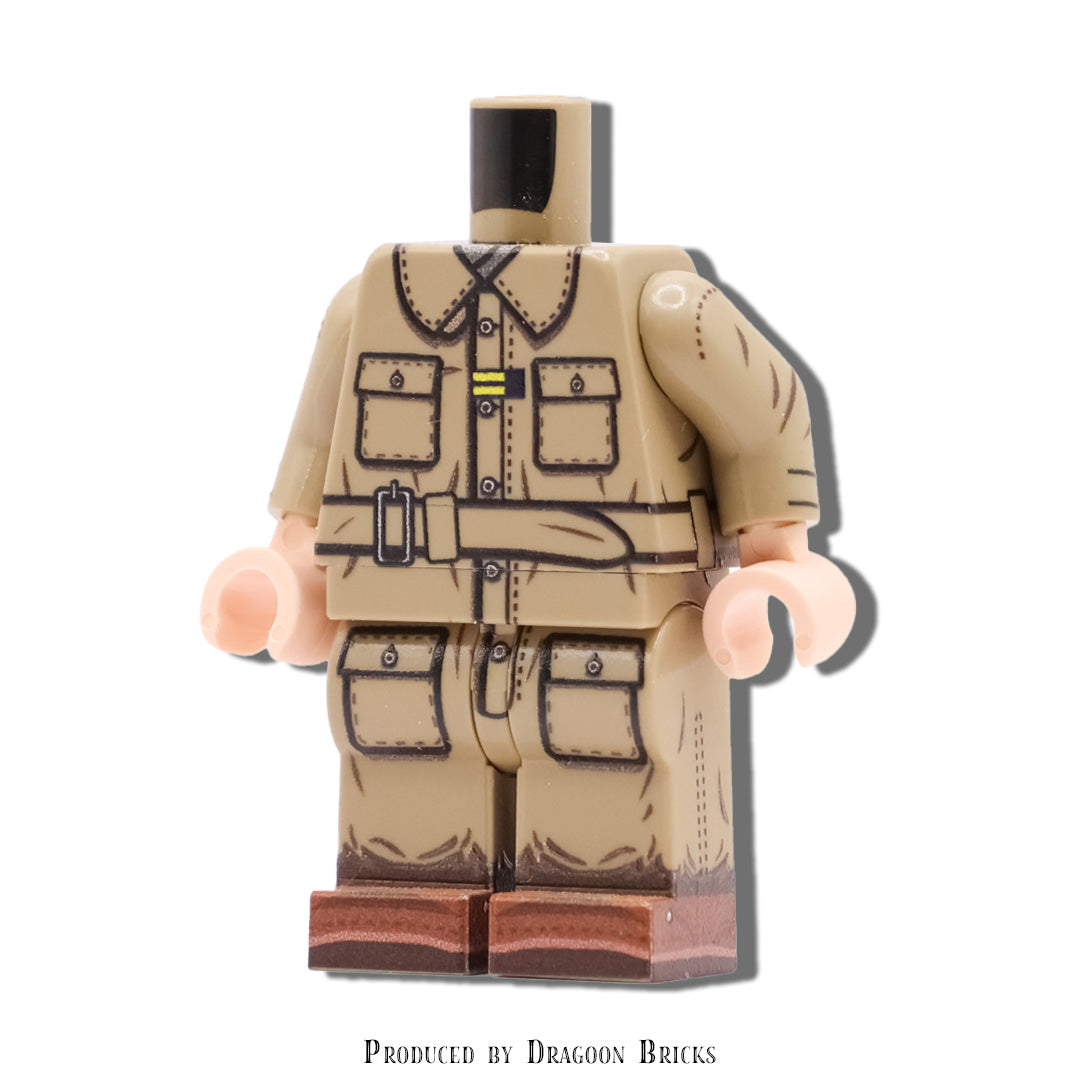 French 1940 - Air Force - Pilot Lieutnant wearing a flying suit (Body)