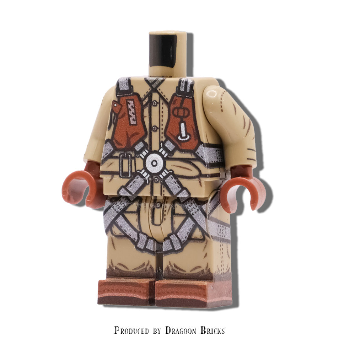 French 1940 - Air Force - Pilot with parachute (Body)