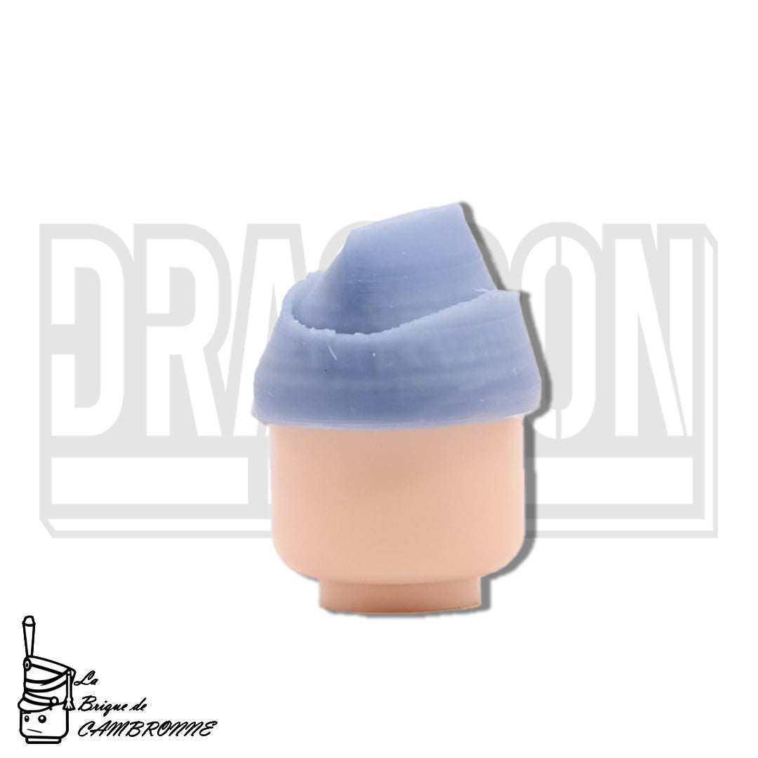 3D Printed French Sand blue Cap (La Brique de Cambronne)