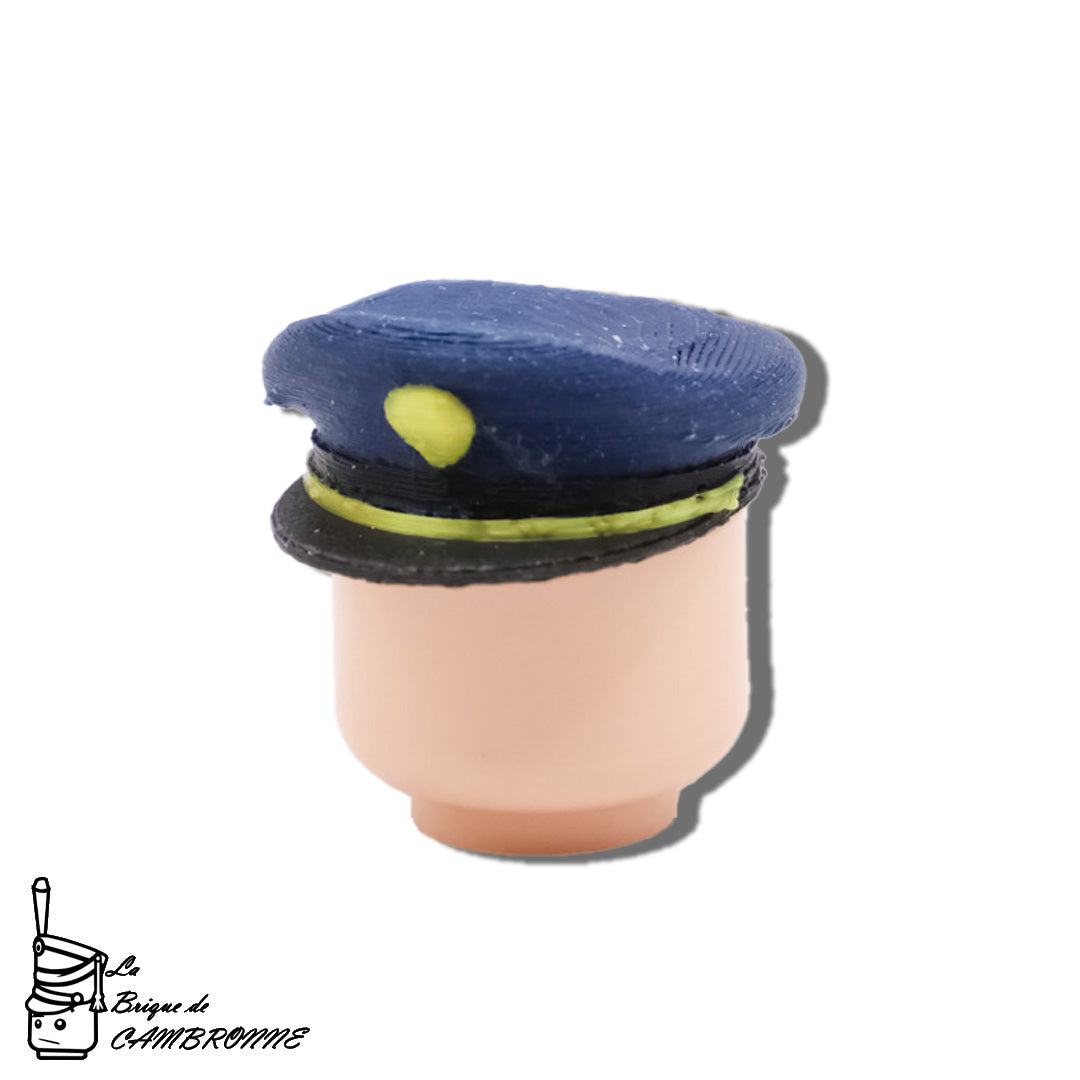 3D Printed French Air Force/Navy Blue Cap (La Brique de Cambronne)