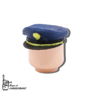3D Printed French Air Force/Navy Blue Cap (La Brique de Cambronne)