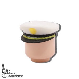 3D Printed French Air Force/Navy White Cap (La Brique de Cambronne)