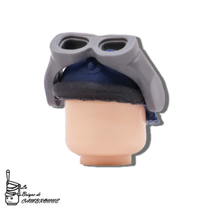 3D Printed French Blue Tanker Helmet (La Brique de Cambronne)