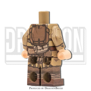 French 1940 Infantryman #04 - MAS-36 - Backpack